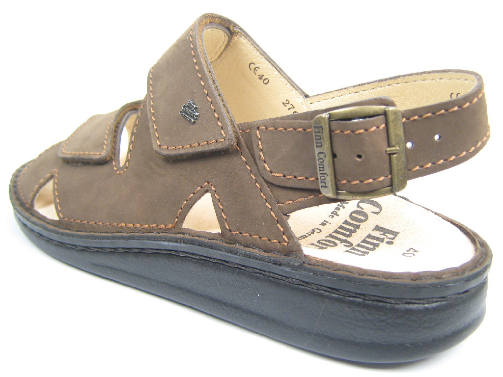 male Komfort Sandalen braun 39 von Finn Comfort