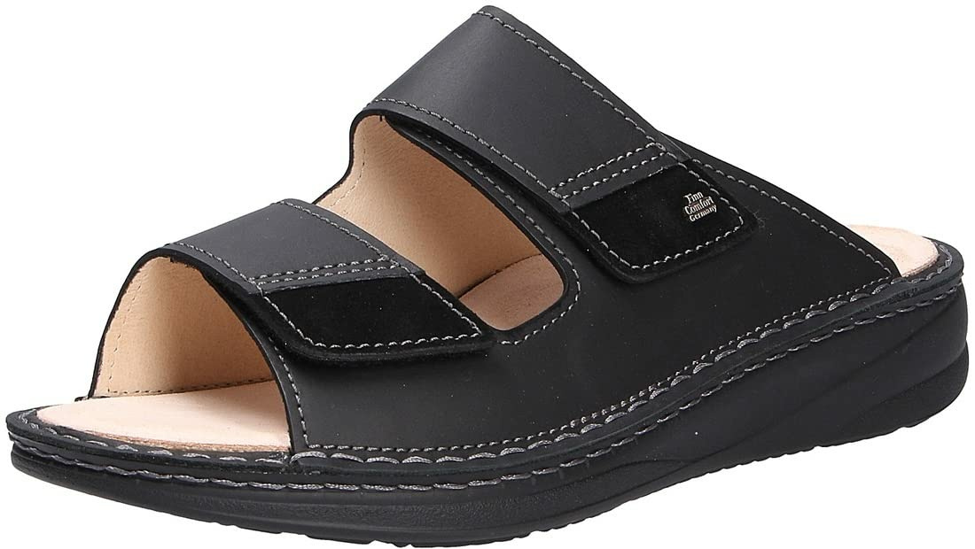 Finn Comfort Herren Pantolette, schwarz(schwarz), Gr. 46 40 von Finn Comfort