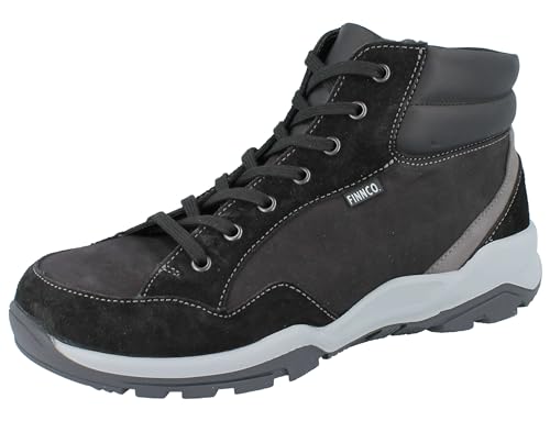 FinnComfort FINN COMFORT FINNCO Temuco Damen Wanderschuhe Wanderstiefel schwarz grau Leder von FinnComfort