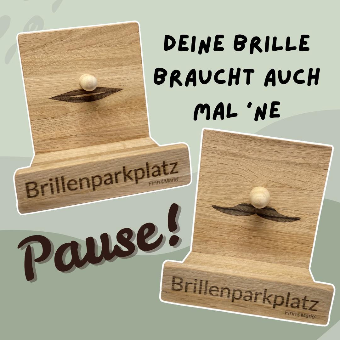 Brillenparkplatz Aus Holz, Brillenhalter, Brillenaufbewahrung, Brillen Organizer Brillenparkplatz Aus Holz, Brillenhalter, Brillenaufbewahrung, Brillen Organizer von FinnMarieDE