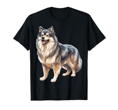 Gedenkstätte für Finnischer Lapphund Hund, Mama, Papa, Welpenzüchter T-Shirt Gedenkstätte für Finnischer Lapphund Hund, Mama, Papa, Welpenzüchter T-Shirt von Finnish Lapphund Dog Tees NYC