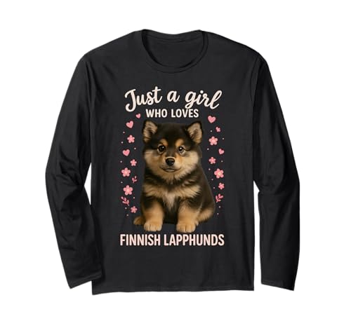 Nur EIN Mädchen, das finnischen Lapphund liebt Langarmshirt Nur EIN Mädchen, das finnischen Lapphund liebt Langarmshirt von Finnish Lapphund Dog