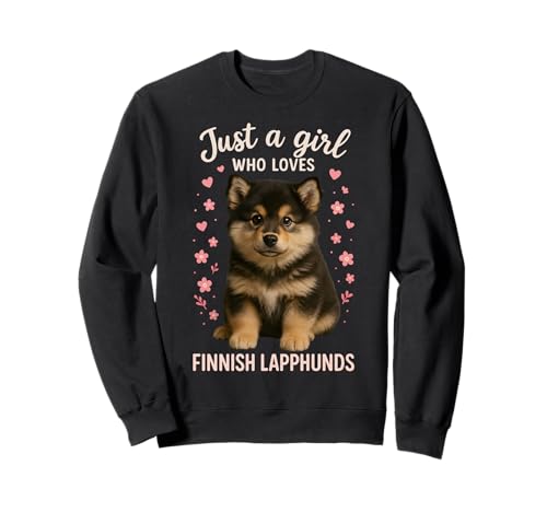 Nur EIN Mädchen, das finnischen Lapphund liebt Sweatshirt Nur EIN Mädchen, das finnischen Lapphund liebt Sweatshirt von Finnish Lapphund Dog