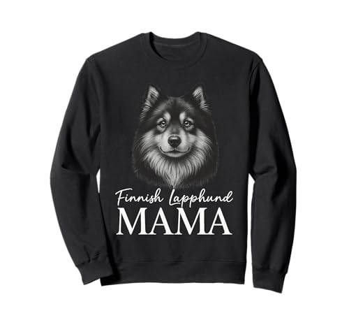 Finnische Lapphund Mama Sweatshirt Finnische Lapphund Mama Sweatshirt von Finnish Lapphund Mom
