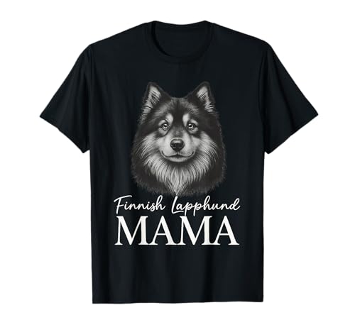 Finnische Lapphund Mama T-Shirt Finnische Lapphund Mama T-Shirt von Finnish Lapphund Mom