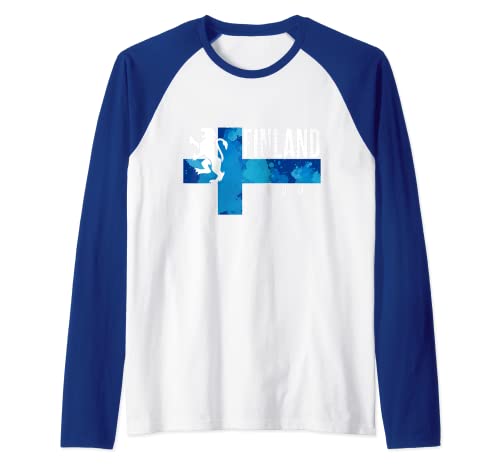 Lustiges Finnland Shirt | Geschenkidee Finnen Damen Herren Raglan von Finnland Geschenkidee T-Shirt