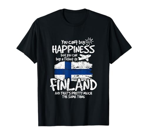 Finnland T-Shirt - Lustig Geschenk Shirt Für Finnen - Schwarz, S - Damen, Frauen - Kurzarm, Klassisch, Einfarbig von Finnland T-Shirt