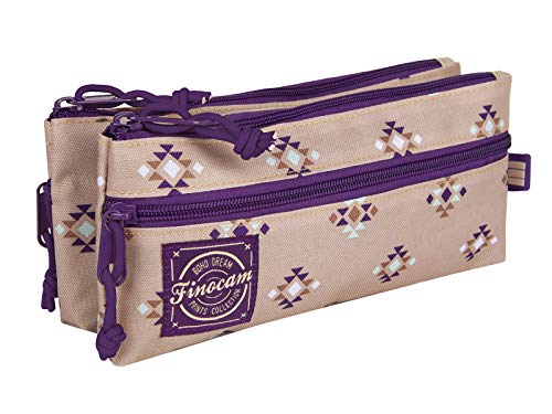 Finocam Prints Etnic Federmäppchen, 23 cm, Etnic von Finocam