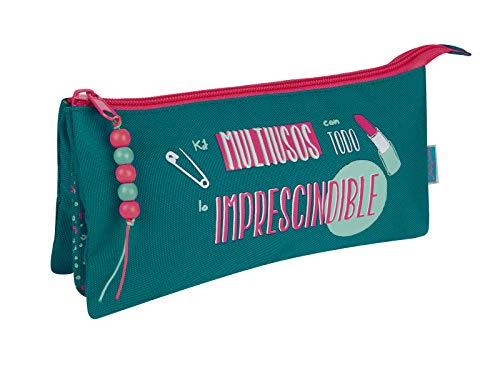 Finocam Talkual Verde-multiusos Federmäppchen 23 Centimeters Grün (Verde-Multiusos) von Finocam