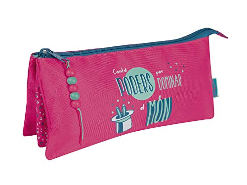 Finocam Talkual Rosa-poderes Federmäppchen 23 Centimeters Pink (Rosa-Poderes) von Finocam