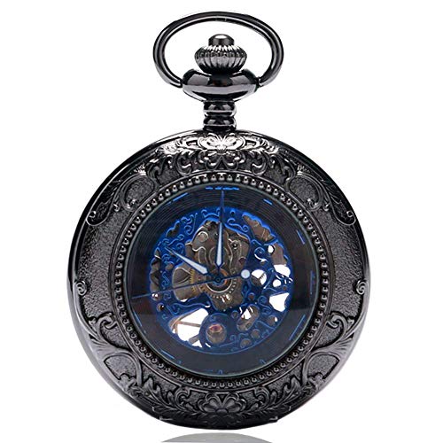 Finoti Herren-Taschenuhr, mechanischer Handaufzug, Damen-Herren-Taschenuhr, Halskette, Kette, Taschenuhr, Wanduhr von Finoti