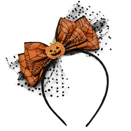 Finphoon Halloween-Haarbänder, Orange/Abendrot im Zickzackmuster (Sunset Chevron), 1 Count (Pack of 1) von Finphoon