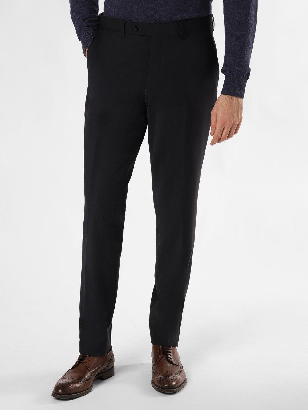 Finshley & Harding Baukasten-Hose Herren Regular Fit Wolle, marine von Finshley & Harding