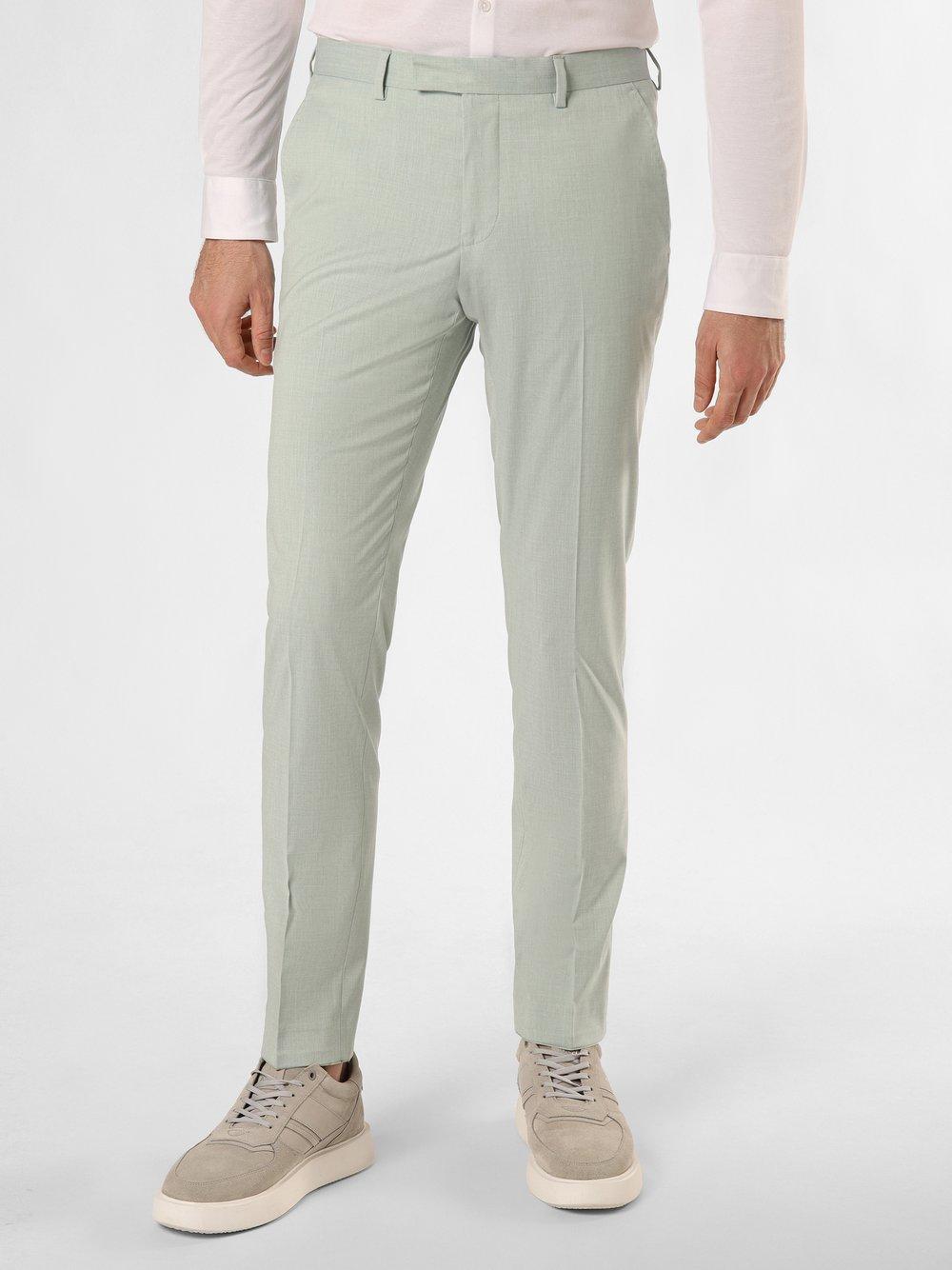 Finshley & Harding Baukasten-Hose Herren Slim Fit meliert, mint von Finshley & Harding