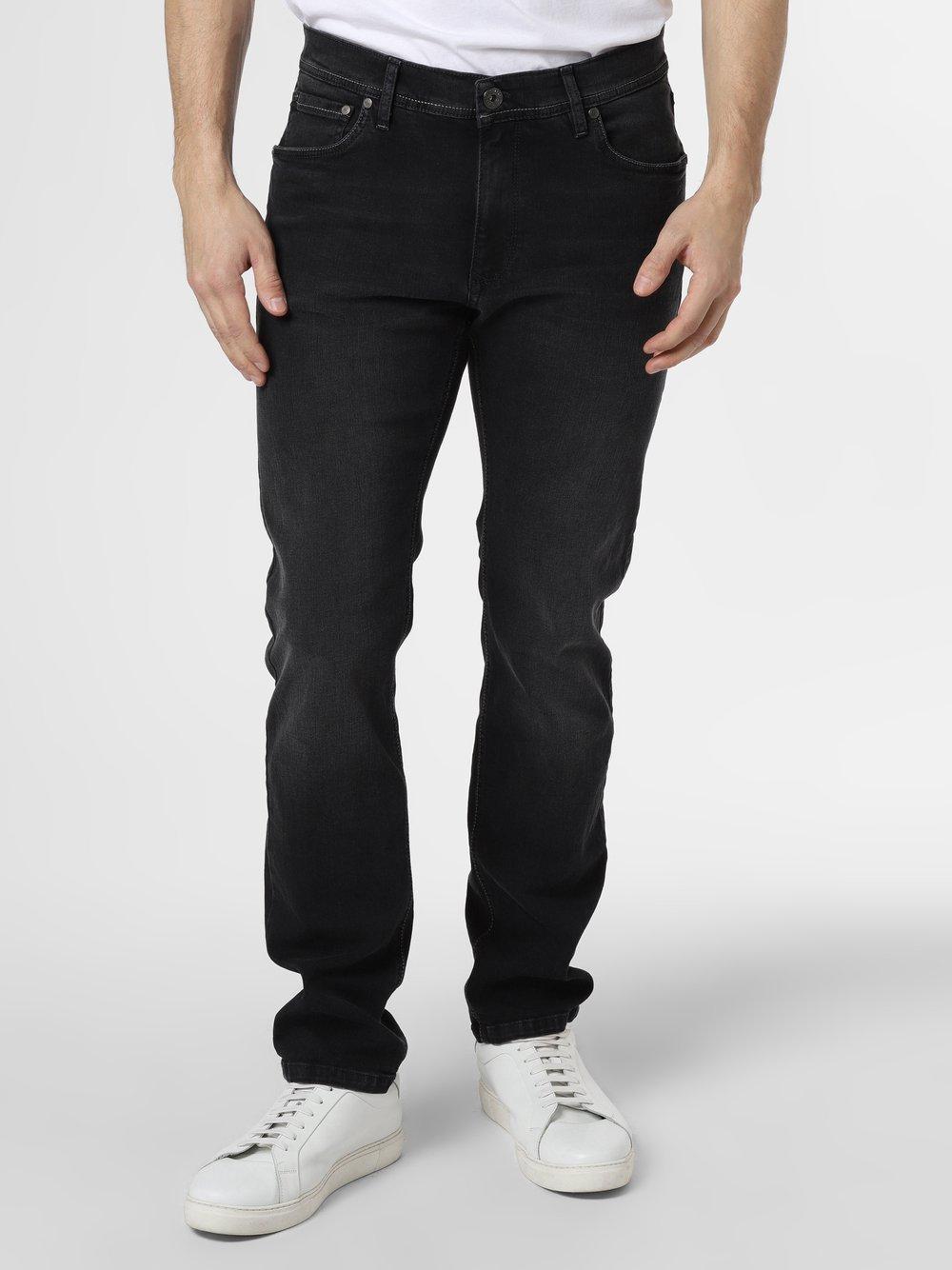 Finshley & Harding Jeans Herren Baumwolle, anthrazit von Finshley & Harding