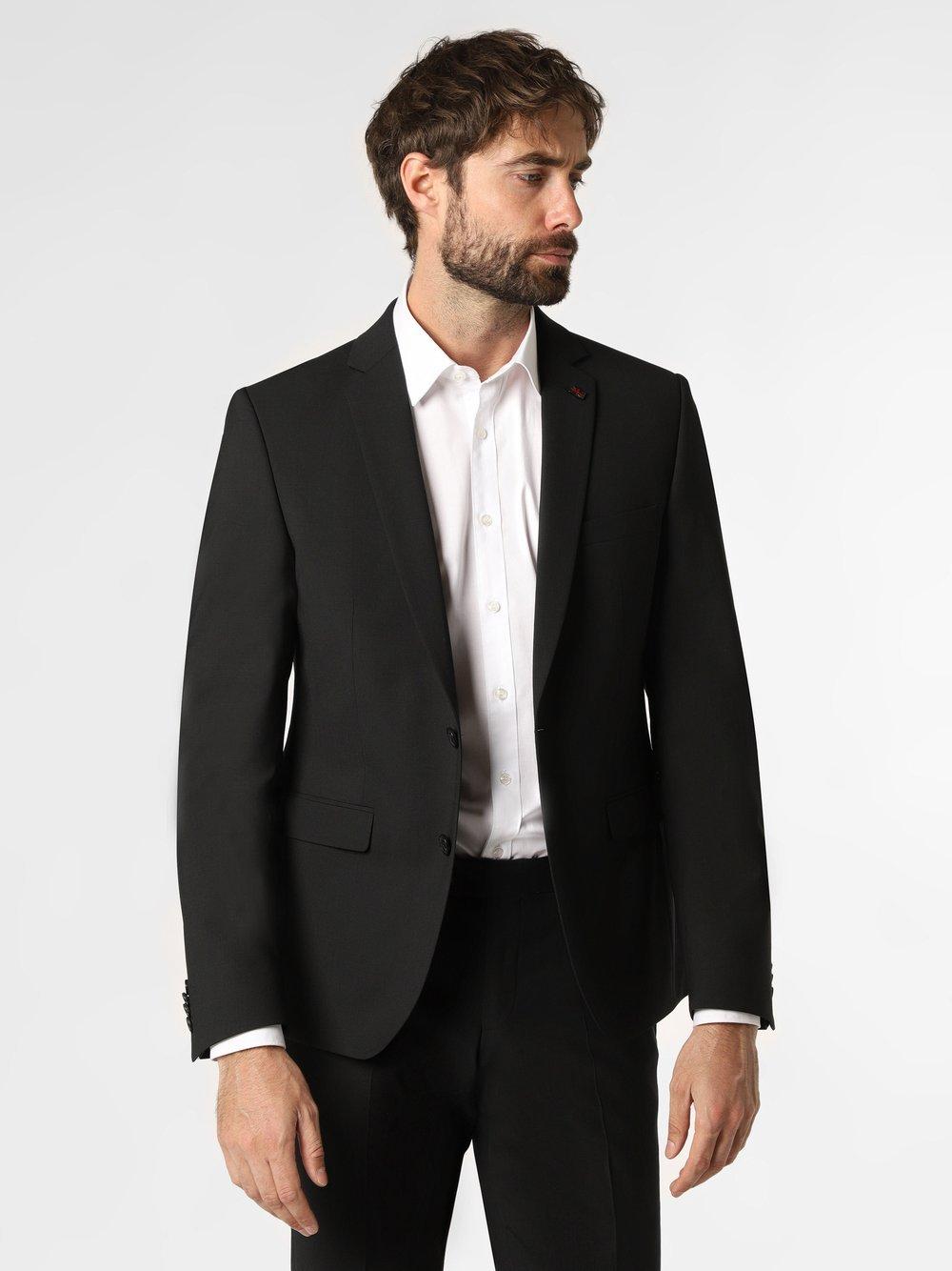 Finshley & Harding London Baukasten-Sakko Herren Slim Fit, schwarz von Finshley & Harding