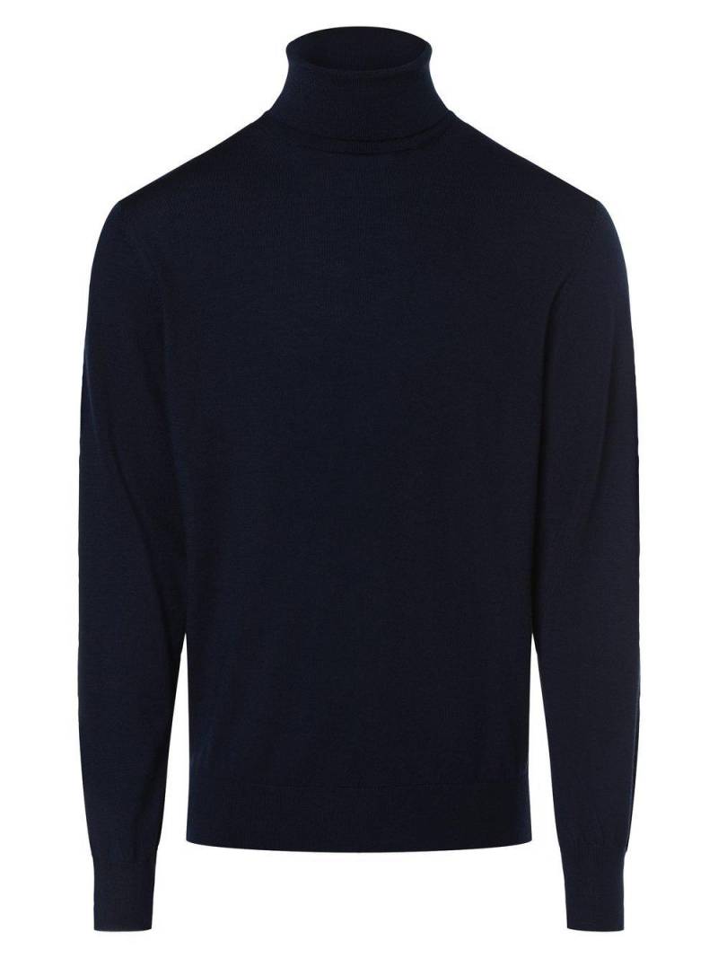 Finshley & Harding Strickpullover Herren Wolle, marine von Finshley & Harding