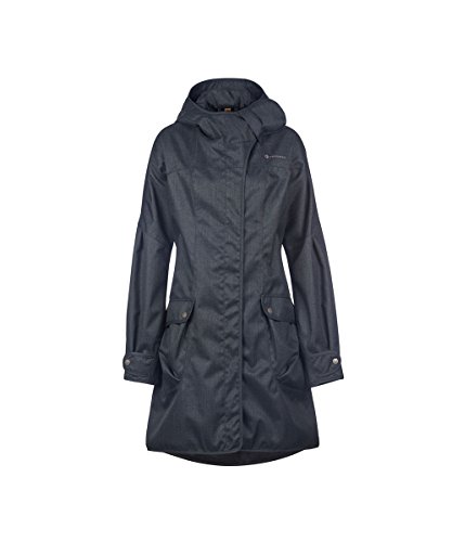 Finside Asta Plus graphit melange Damen Zip In Outdoor Parka Finside Asta Plus graphit melange Damen Zip In Outdoor Parka von Finside