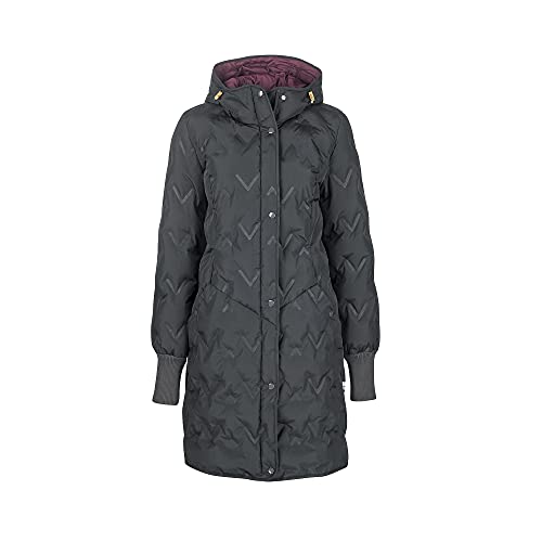 Finside W Juolukka Grau - Warmer wasserabweisender Damen Wintermantel, Größe 38 - Farbe Graphit von Finside