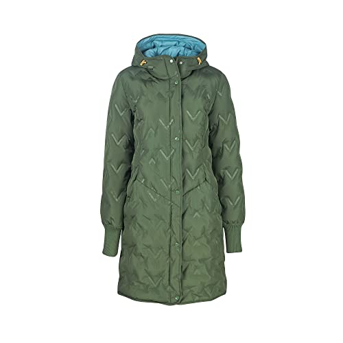 Finside W Juolukka Grün - Warmer wasserabweisender Damen Wintermantel, Größe 34 - Farbe Bronze Green von Finside