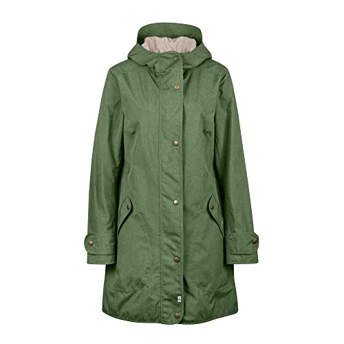 Finside W Onnimaa Grün - Wasserdichter moderner Damen Outdoor Parka, Größe 34 - Farbe Bronze Green von Finside