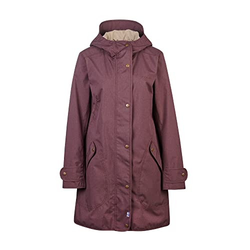 Finside W Onnimaa Lila - Wasserdichter moderner Damen Outdoor Parka, Größe 38 - Farbe Eggplant von Finside