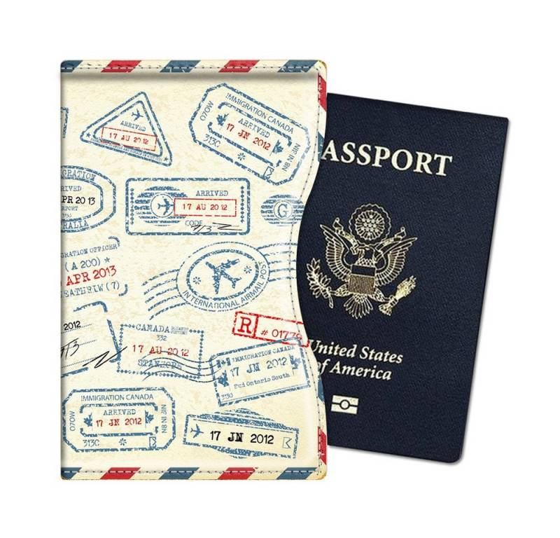 Fintie Geldbörse Reisepasshülle/Impfpass Hülle - Ultra Schlank Reisepass Schutzhülle, Premium Kunstleder Passhülle Impfausweis Brieftasche mit RFID Blockier von Fintie