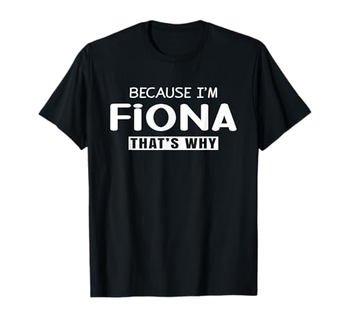 Fiona Personalisierte Geburtstagsidee Mädchen Frauen Name Fiona T-Shirt Fiona Personalisierte Geburtstagsidee Mädchen Frauen Name Fiona T-Shirt von Fiona Personalized Name Apparel