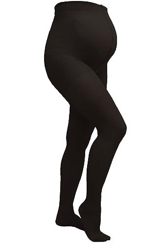 Fiore Damen Umstandsstrumpfhose Mama 100 Den / Bodycare Strumpfhose, Schwarz (Black 001), M EU von Fiore