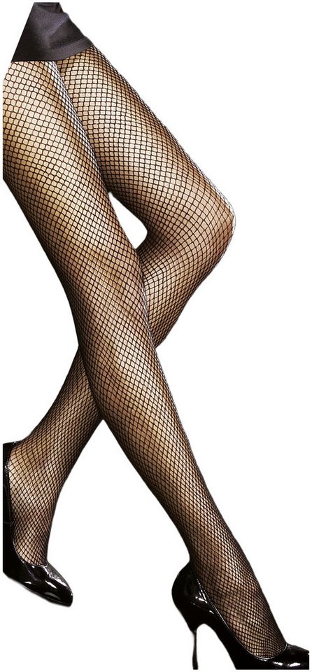 Fiore Netzstrumpfhose Sensual (Packung 1 Paar) Netzstumpfhose im klassischen Look, Fishnet Strumpfhose von Fiore