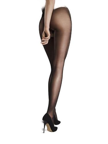 Fiore Ouvert 20DEN Schritt offen Strumpfhose S-XXL Schwarz, Nude Nylons Feinstrumpfhose (M (3), Schwarz) von Fiore