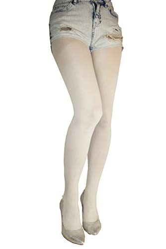 Fiore - Strumpfhose, blickdicht, naturfarben, 100D Olga – Ecru, 3, elfenbein von Fiore