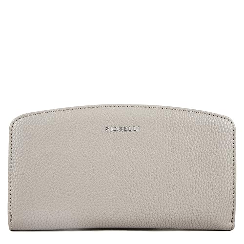 Fiorelli Benny Geldbörse, Geldbörse mit mehreren Fächern, 12 Kartenfächer, durchgehender Reißverschluss, schieferfarbenes Kunstleder von Fiorelli