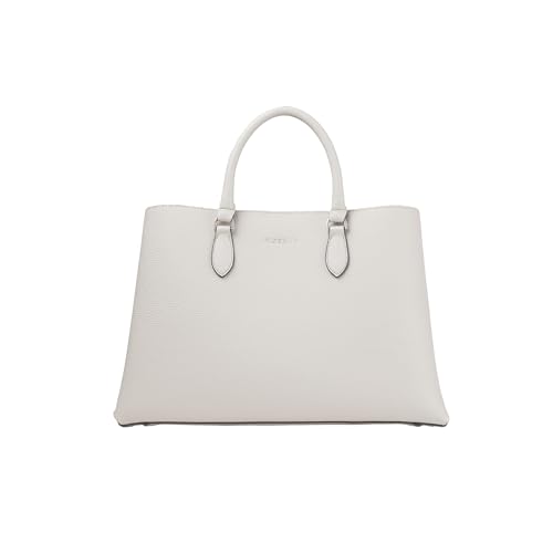 Fiorelli Emery Große Umhängetasche, stilvolle Handtasche mit Haltegriffen & Crossbody Riemen, helles Stein-Kunstleder von Fiorelli
