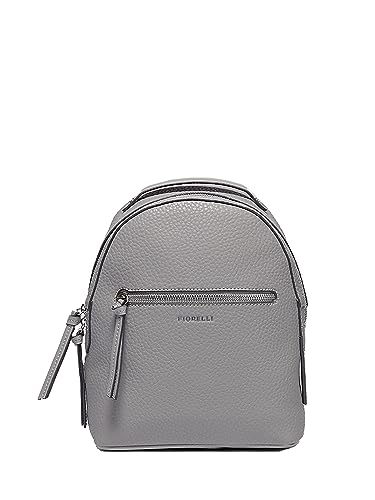 Fiorelli Women's Anouk Rucksack, stylischer kleiner Rucksack mit verstellbaren Riemen & Taschen, graues Kunstleder von Fiorelli