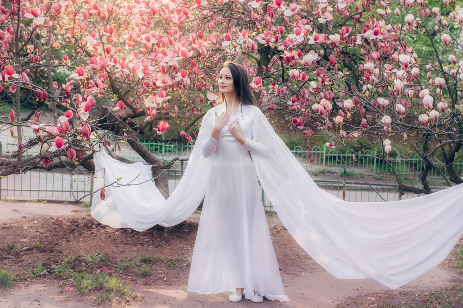 Elfen Brautkleid, Weißes Brautkleid Elfen Brautkleid, Weißes Brautkleid von FiorentinaCostuming