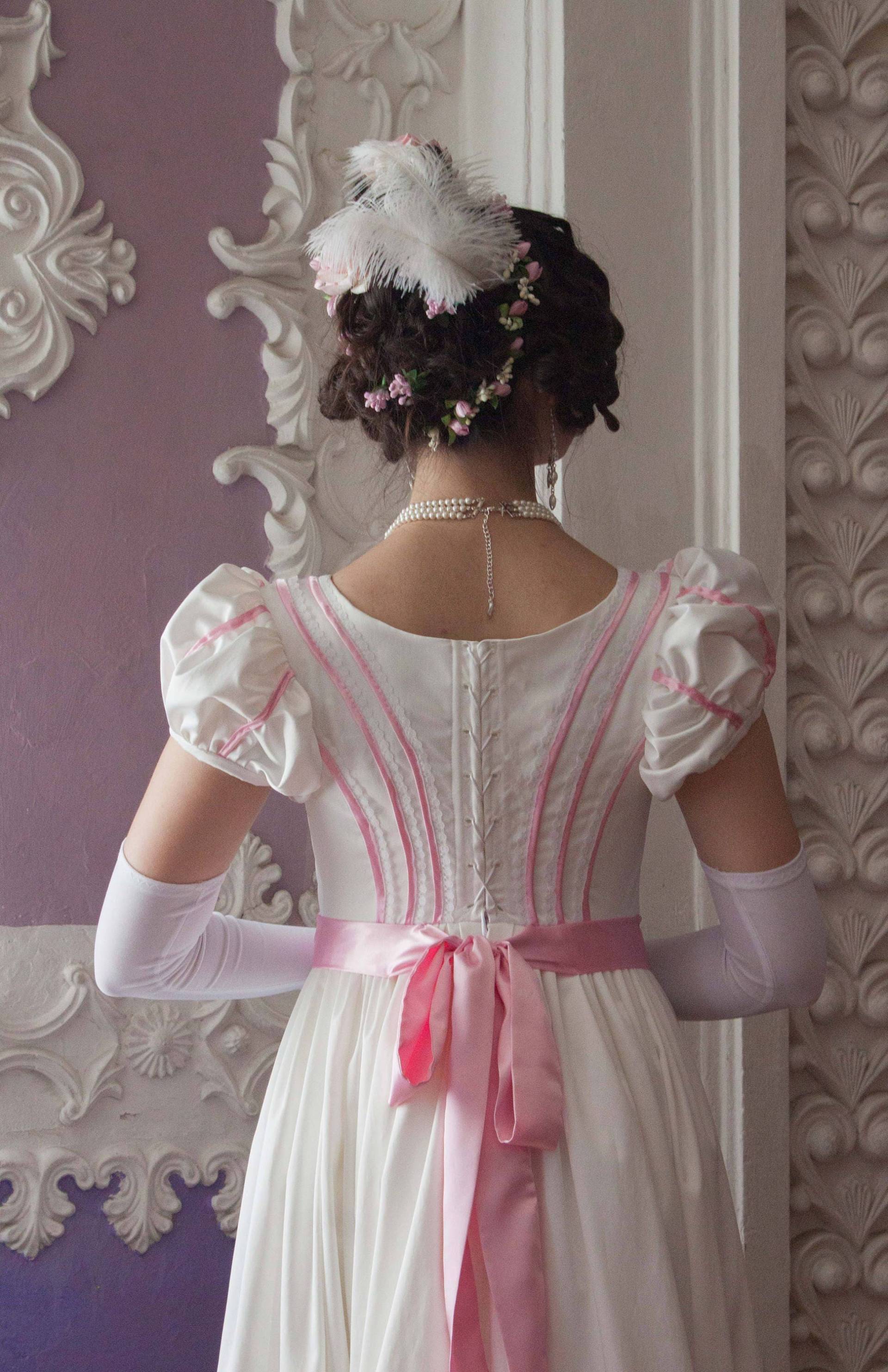 Late Regency Kleid, Brautkleid Der 1820Er Jahre, Individuell Geschneidert Late Regency Kleid, Brautkleid Der 1820Er Jahre, Individuell Geschneidert von FiorentinaCostuming