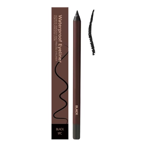 Eyeliner Bleistift wasserdichter Eyeliner Stift Langfreudiger Augen Liner Stift (schwarz) von Fiorky