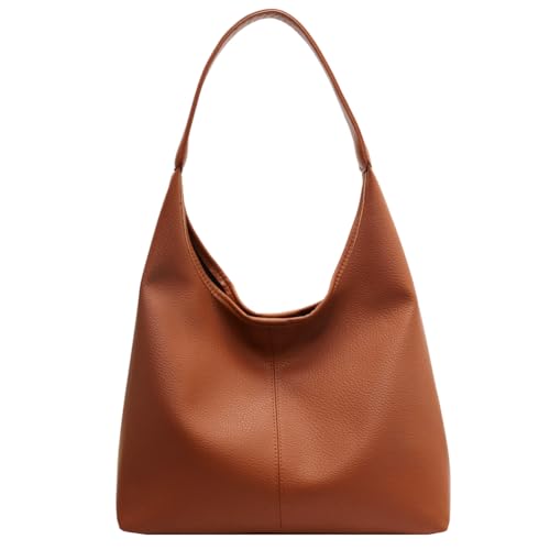 Fiorky Damen-Arbeitstasche, modische PU-Retro-Klassiker-Geldbörse, Umhängetasche, lässige Shopper-Tasche, Umhängetasche für den täglichen Gebrauch im Büro, einfarbige Handtasche von Fiorky