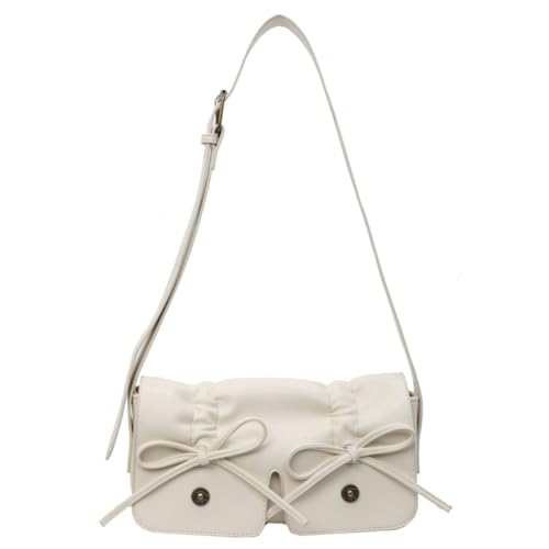 Fiorky Damen-Luxus-Umhängetasche, verstellbarer Riemen, modische Umhängetasche, mehrere Taschen, einfarbig, Tasche for Damen, Outdoor-Tasche (Beige) von Fiorky