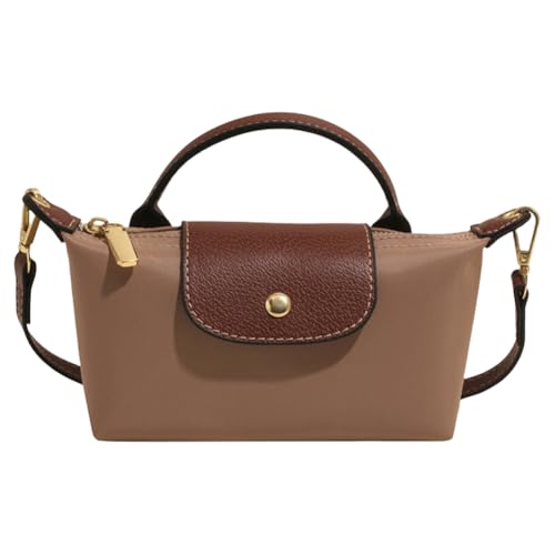 Fiorky Damenmode Farbblock Mini Umhängetasche, leichtes, einfarbiges quadratisches Portemonnaie mit verstellbaren Riemen, Mini Umhängehandtaschen von Fiorky