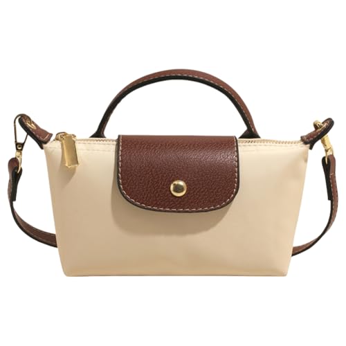 Fiorky Damenmode Farbblock Mini Umhängetasche, leichtes, einfarbiges quadratisches Portemonnaie mit verstellbaren Riemen, Mini Umhängehandtaschen von Fiorky