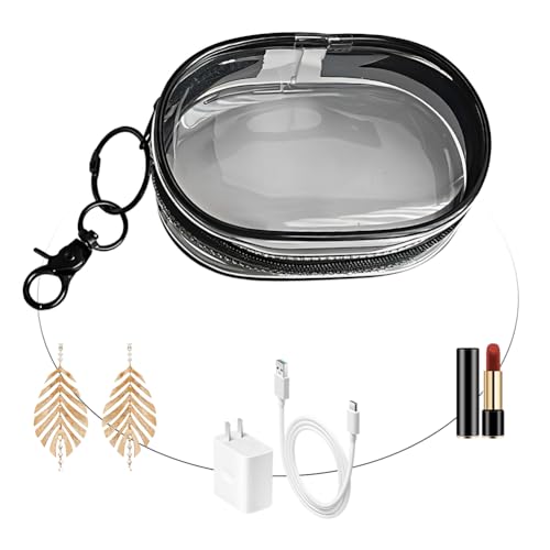 Fiorky Elektronik-Zubehör-Organizer-Tasche,Datenkabel-Aufbewahrungstasche,Ladegerät-Organizer-Tasche,multifunktionale Schlüsselanhänger-Aufbewahrungstasche,transparente Datenkabel-Management von Fiorky