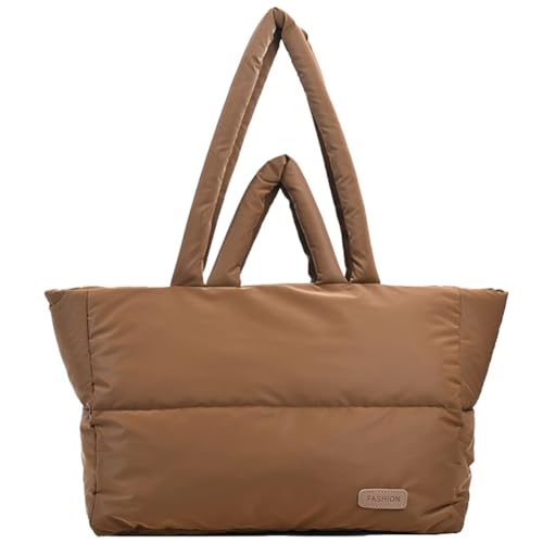 Fiorky Gepolsterte Umhängetasche for Damen lässige Puffer-Einkaufstasche vielseitige gesteppte bauschige Handtasche leichte Hobo-Tasche von Fiorky