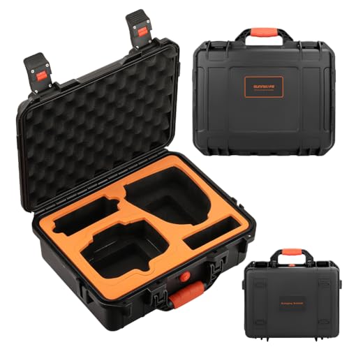 Fiorky Hartschalen wasserdichte Aufbewahrungsbox Schutzbox Organizer for DI Flip Drohne RC 2/RC-N3 und Batterien von Fiorky