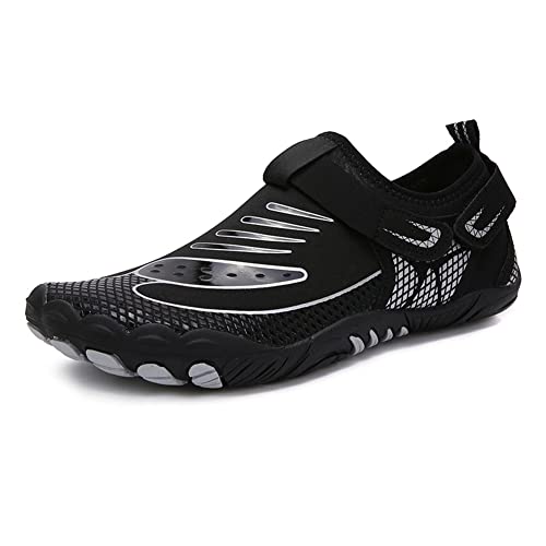 Fiorky Langlebige Tennisschuhe, elastisch, atmungsaktiv, Outdoor-Sportschuhe, rutschfest, Gummi, Damen, Herren, drinnen, for Yoga, Fitness, Radfahren (Schwarz 38) von Fiorky