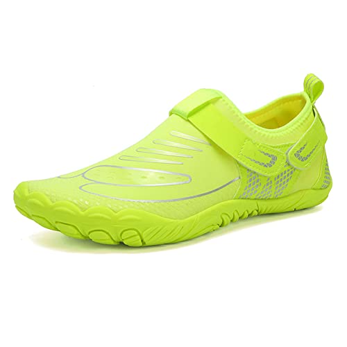 Fiorky Langlebige Tennisschuhe, elastisch, atmungsaktiv, Trekking-Sneaker, rutschfestes Gummi, for Damen und Herren, for den Innenbereich, Mesh for Yoga, Fitness, Radfahren (39 grün) von Fiorky