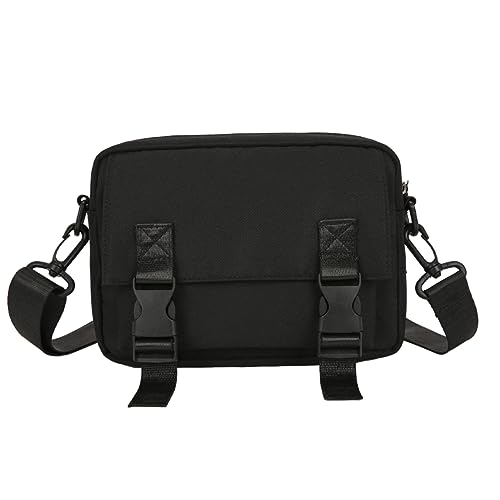 Fiorky Messenger-Tasche für Damen und Herren, Nylon-Umhängetasche, einfarbig, lässige Umhängetaschen für Wochenend-Urlaubsreisen von Fiorky