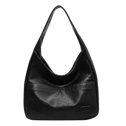 Fiorky Retro-Tragetasche Mit Großem Fassungsvermögen, Vielseitige Tasche Mit Griff Oben, Retro-Hobo-Tasche, Outdoor-Reisetasche, Damen-Umhängetasche Aus Leder von Fiorky