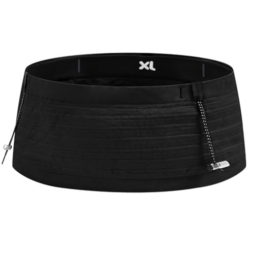 Fiorky Running Belt, Taille Pack Ultra leichte elastische Sport -Taillenbeutel Nicht -Running -Fanny -Pack -Lagergürtel Reflektierende Übung Fitness Telefonhaltertasche for Männer Frauen von Fiorky